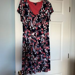 Floral casual or work dress